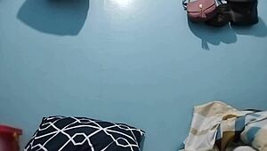 busty asian babe engages in fruit fetish with banana