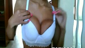 Fine Ass Dominican Girl Feels Exposed on Live Webcam