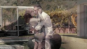 Hot stepdaughter deepthroats stepdads cock to keep him quiet