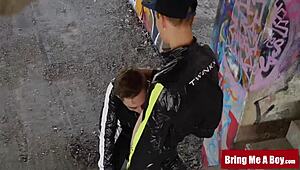 トゥインクのカスパー・イヴァルソンとジャック・フリン 野外生ハメ巨根