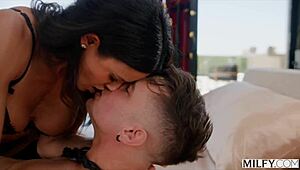 Milfy Domme Penny Barber Punishes Boy Toy