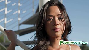 i watched stepmom help record my girlfriend's porno scene