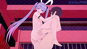 Hatsune Miku says, Rabbit hole sex is intense