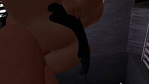 Cartoon Slut with Hard Futa Cock Creampies Elf Prisoner in Tight Pussy