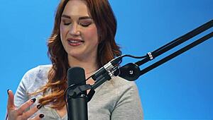 Sensual solo scene with redheaded MILF Siri Dahl