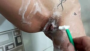 homeless girl with shaved pussy gets hard face fucked and drilled by big daddy, feeling so vulnerable.