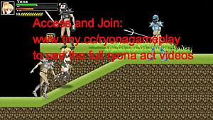 Oh man, cute blonde hentai girl bangin’ lots of soldier guys in battle... new gameplay, ya know!