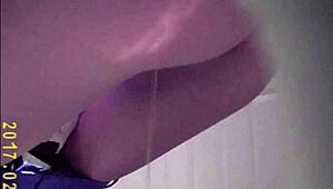 Hidden Close-Up of Stunning Teen Pussies in Pissing Collection