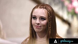 angry kenna james fucks madi collins hard after losing everything in girlsway fantasy