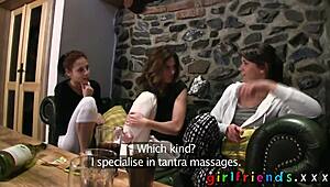 Girlfriends Fit Babes Dive Deep into Hot, Intimate Oral Action with Each Other.