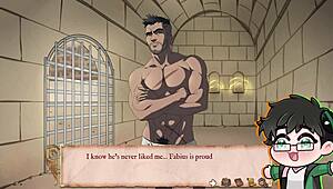 Roman gladiator hunks battling for freedom and intense sex