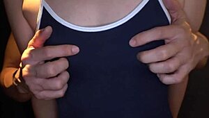 Japanese Wife with Vibrator in Panties Gets Creampie and Facial Cumshot Part 2