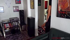 How does Nikita Reznikova keep stepson Chad Alva quiet with steamy tricks?