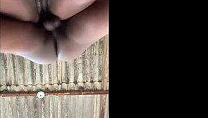 I Climbed The Neighbor's Roof, She Was Hanging Laundry, I Came On Her Skin, Full Video On Red