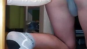 Gay Teen Explores Fun With Dildo Toy