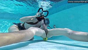 Minnie Manga Takes Hard Cock Deep Underwater in Wild Scene