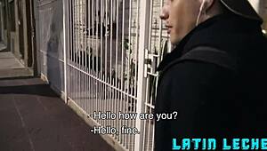 First time bareback sex with a horny Latino boy