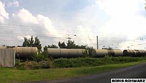 Boris Schwarz seduces innocent teen for outdoor railway romp