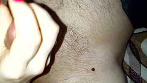 Jerking off a dick and delaying an orgasm