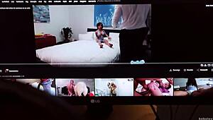 I watch porn as they fuck me hard with vibrators