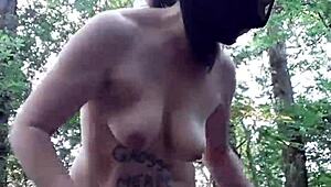 Outdoor BDSM action with a French slut on June 26, 2023