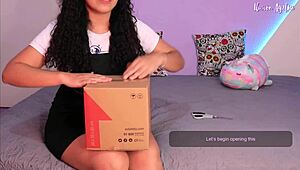 Testing Funejoy Toys with Petite 18+ Latina Squirting Orgasm