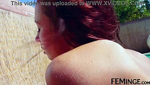 Feminge 4K - Step Cousin Gets Her Pussy Licked Deep.
