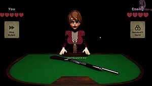 X Roulette 3 Lying on Table for Deep Thrusts