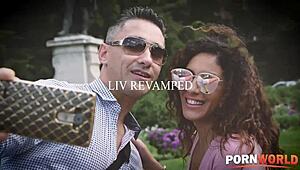 Lusty Latina Liv Revamped Explodes in Double Penetration Threesome