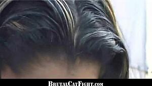 Rough Catfight Turns Wild at the Carwash, Who's Winning?