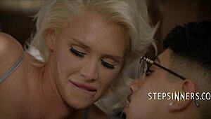 Blonde Mother-In-Law Fucks Stepson In Taboo Fantasy