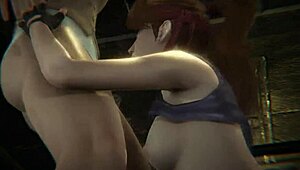 Bold interracial blowjob compilation with aerith jessie and tifa sucking big black cocks