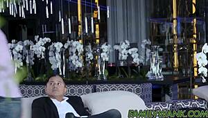 Adorable teen enjoys a fun session and gets a surprise.