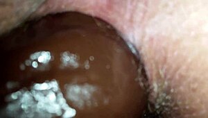 Bbw gaping from massive dildo! 😜