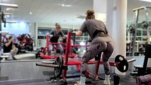 I Picked Up Cheating Girl At Gym And Fucked Her Rough While Boyfriend Waits!