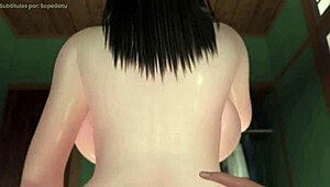 Umemaro 3D friends movie version sub español. What a wild group cartoon bang!