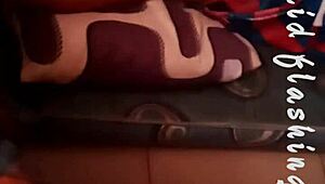 Whytehawk Delivers Intense Quick Creampie to Ebony Maid from Behind.