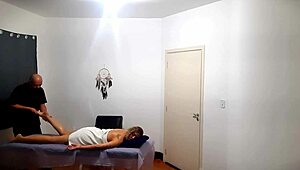 i went for a massage but therapist shocked me, came inside, damn!