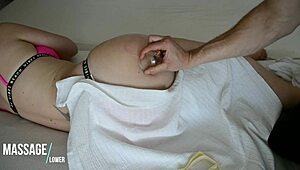 Vacuum Massage for Hot Booty - European Amateur Babe