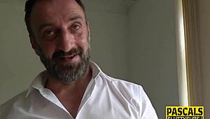 Tattooed milf with big boobs submits to hardcore assfucking