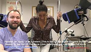 Miss Mars lets Doctor Tampa explore her body for orgasm research at GirlsGoneGynoCom.