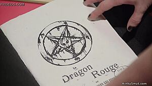 lezdom book collector dominating babe with anal