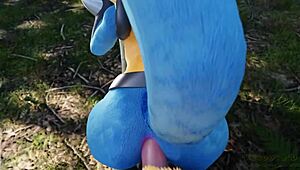 Muscular gay Pokémon in hardcore anal and oral sex scenes in 3D porn