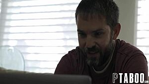 haley reed feels intense pleasure from ken's blowjob in pov