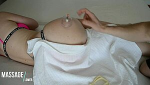 Vacuum Massage for Hot Booty - European Amateur Babe