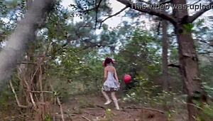 scarecrow gets anal creampie outdoors 😈