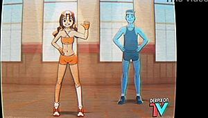 eri-chans home workout by derpixon