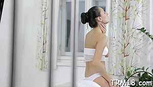 Wow! This Gal Craves Wild Pleasuring for Her Unshaved Tight Cunt!