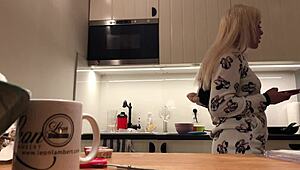 perfect pokies on kitchen cam braless sylvia amazing nipples?