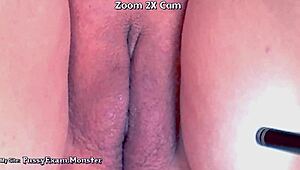 pussy exam close-up on camshow 2019 part1
